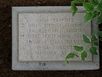 Struma Military Cemetery - Bishop, John Henry